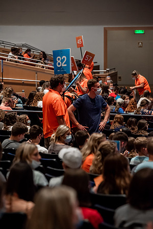 BYUI students return to campus for the Fall 2021 semester. New Freshman participate in Get Connected with their I-Groups on move-in day.