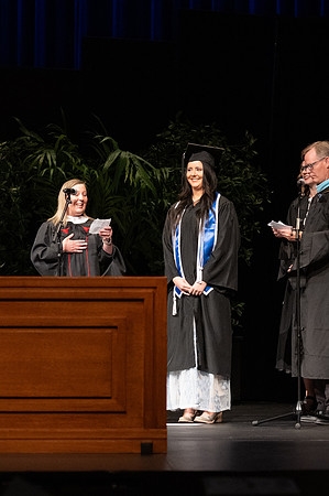 Graduates during convocation for the College of Education & Human Development