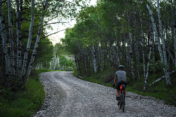 James rides a route starting and ending in Rexburg and looping through Green Canyon and Heisi Hot Springs.