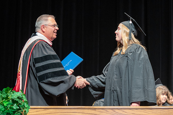 Graduates during Interdisciplinary Studies convocation.