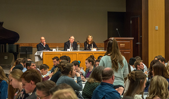 BYU-Idaho Devotional Luncheon with Elder Vern P. Stanfill, General Authority, Seventy.