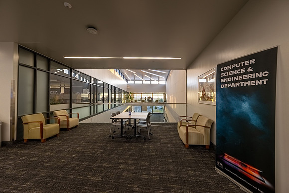 Science & Technology Center interior and exterior.