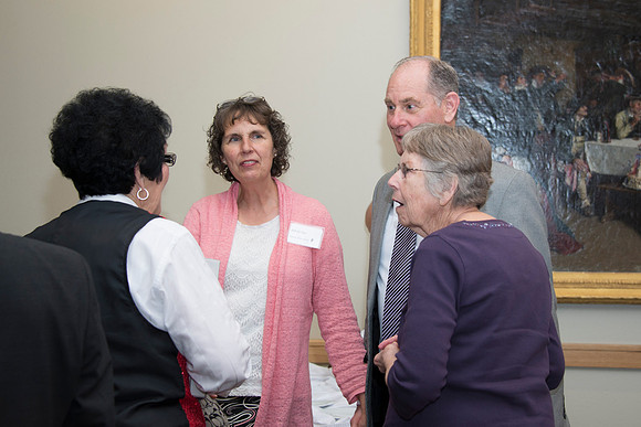 The Eliza R. Snow Society Honors Florence Bowman as she receives the Eliza R. Snow Award.