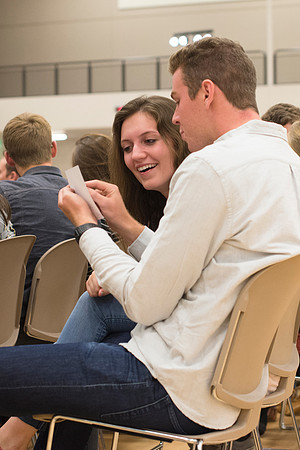 President and Sister Gilbert host a date night with BYU-Idaho Students. Oct 2015