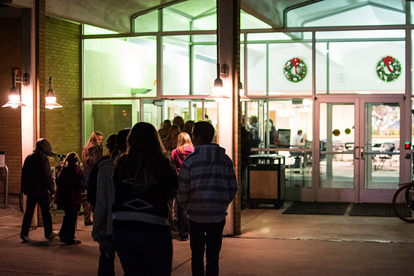 Students were uplifted by the Christmas Spirit as they travelled throughout campus buildings to view powerful presentations that illustrate the life of our Savior.