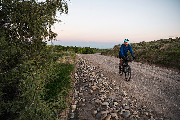 James rides a route starting and ending in Rexburg and looping through Green Canyon and Heisi Hot Springs.