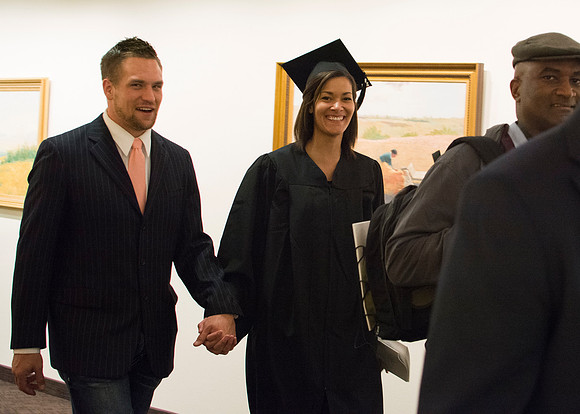 BYU-Idaho Graduate after commencement