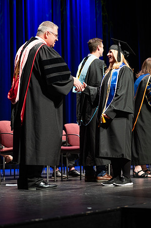 Graduates during convocation for the College of Academic Success & Interdisciplinary Studies. Speakers: Kevin Brower, Jenna Kate Wilson, Tyler Christensen