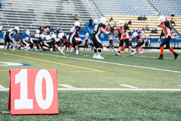 Competitive Football Championship game.