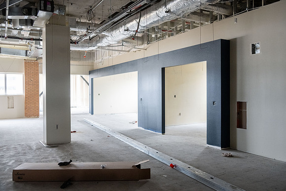 McKay Library Remodel Progress - April 2025