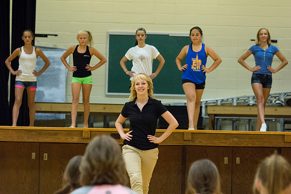 Dance workshop at the Green River Wyoming Stake center.