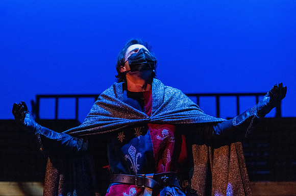 BYU-Idaho theatre department dress rehearsal of Shakespeare's Henry V.