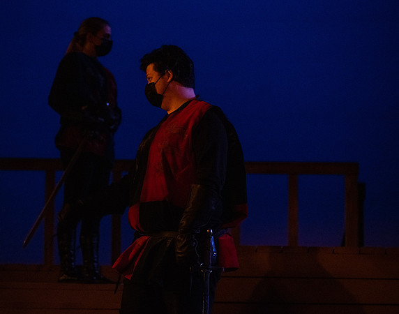 BYU-Idaho theatre department dress rehearsal of Shakespeare's Henry V.