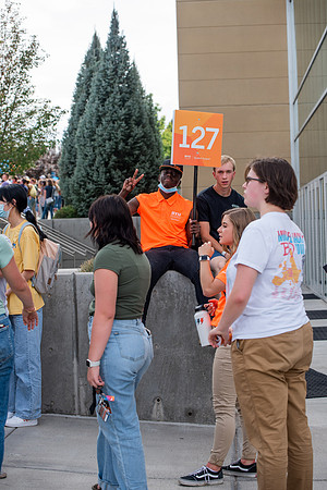 BYUI students return to campus for the Fall 2021 semester. New Freshman participate in Get Connected with their I-Groups on move-in day.