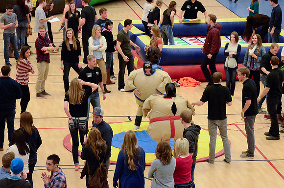 Students new and old come to play and make new friends.