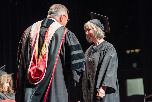 Graduates during Interdisciplinary Studies convocation.
