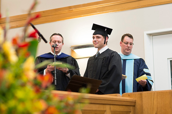 Students of the College of Human Development gather in Hinckley for Convocation ceremony.