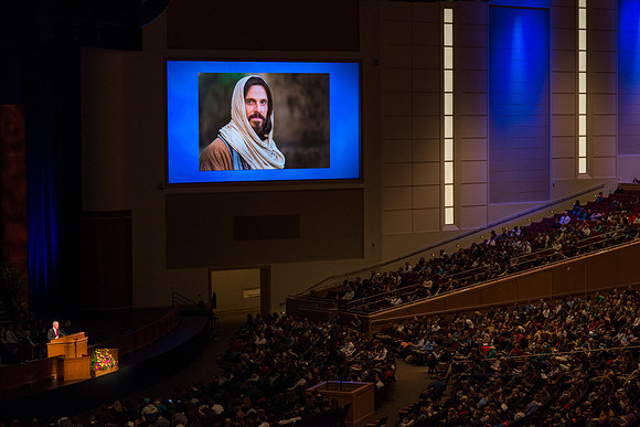 President and Sister Clark speak at the opening devotional Winter semester 2015.