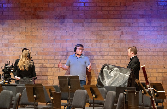 Another filming of the symphony band for promotion- Mar 2025