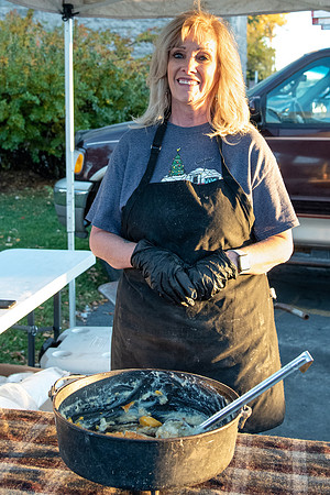 The Rexburg community celebrating the harvest of the potatoes through different activities at the Rexburg Tabernacle.