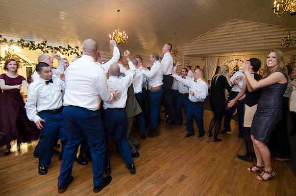 Cdts from BYU-I gather at The Loft, just south of Rigby, to enjoy a night of dinner and dancing at the Army ROTC Military Ball.