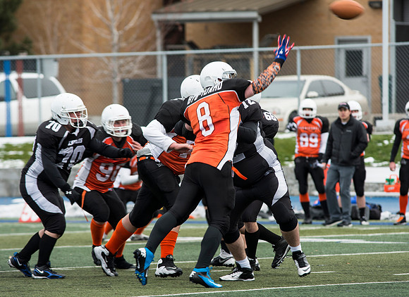 Competitive Football Championship game.