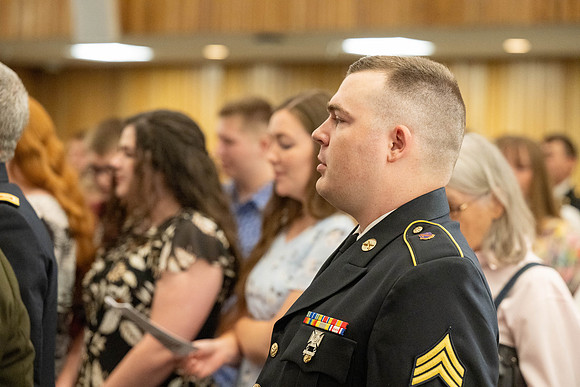BYU-Idaho's, Reserve Officers' Training Corps Commissioning ceremonies.