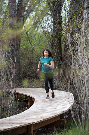 Krystal Diaz running for recreation - May 2019