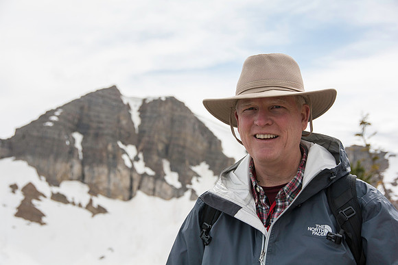 Jackson Hole Ski area. Scouting out Rock Spring Buttress for video shoot. Views from the top of the Ski Resort via the Aerial Tram