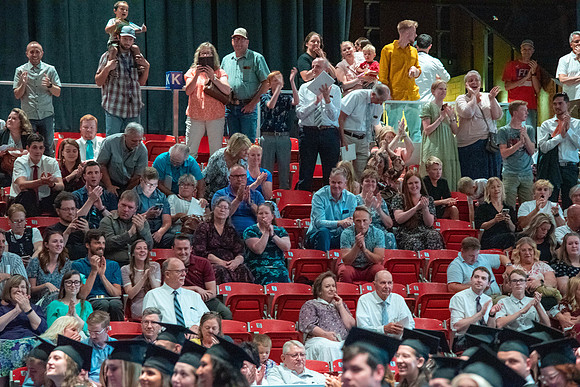 Graduates during Interdisciplinary Studies convocation.