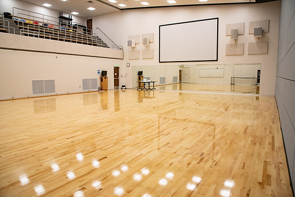 New dance studio in the Hart building.