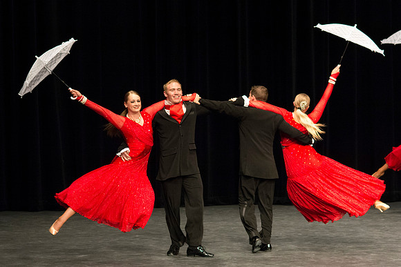 Dance performance in Green River Wyoming.