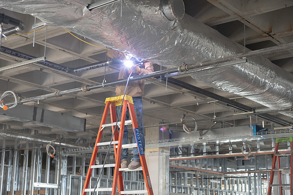 McKay Library Remodel Progress - April 2025