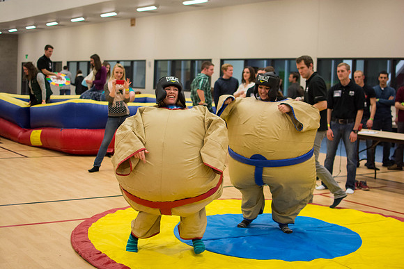 I-Night, held on campus at Brigham Young University-Idaho, allows students to enjoy various activities before classes begin for the semester.