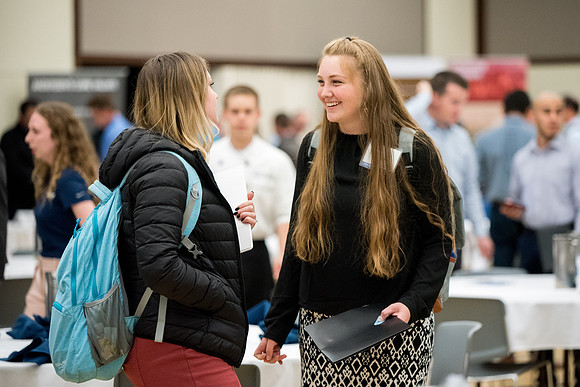 Construction Management major career fair.