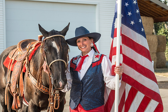 Julie Lee is an Americana horseback rider and has been affiliated with teaching at BYU-Idaho.