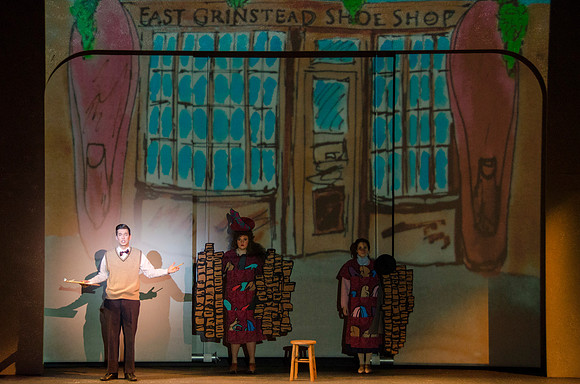 This murder mystery farce propels a mild-mannered English shoe clerk into a lunatic mix of murdered Atlantic City croupier, his near-sighted jilted mistress, her hen-pecked brother and several hundred