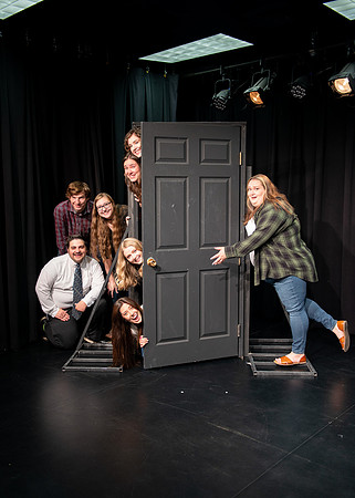 Students from the theater deparment graduation in the Spring Semester.
