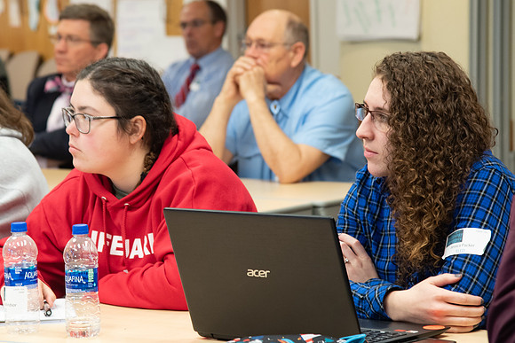 Students in the Education Deparment learn how to effectively use technology in their classrooms during a Teacher Education Technology Conference.