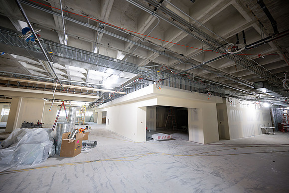 David O. McKay Library Construction Progress - Apr 2025