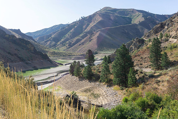 Various landscapes in central Idaho along a well known bikepacking route.
