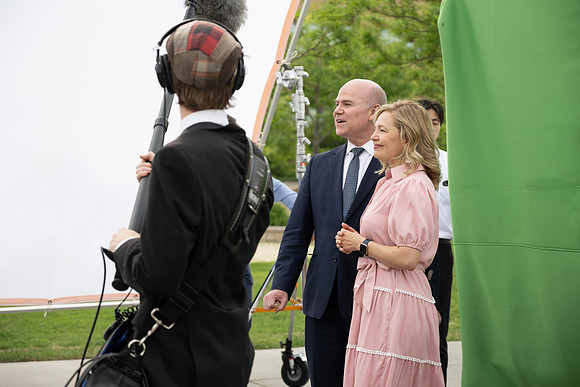 President and Sister Meredith Video Shoot - June 2024