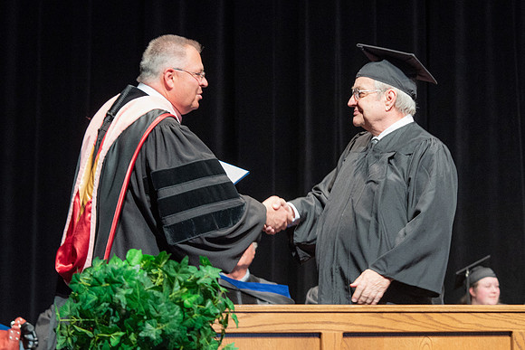 Graduates during Interdisciplinary Studies convocation.