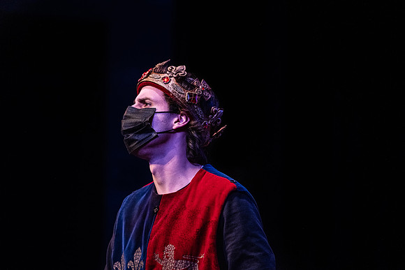 BYU-Idaho theatre department dress rehearsal of Shakespeare's Henry V.