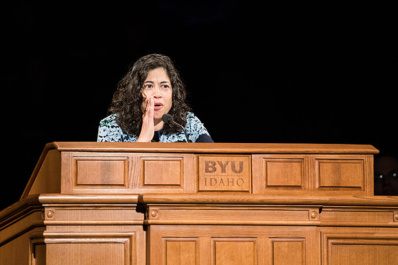 BYU-Idaho Devotional. Guest Speaker Reyna Aburto, Second Counselor in the General Relief Society. Spring Semester