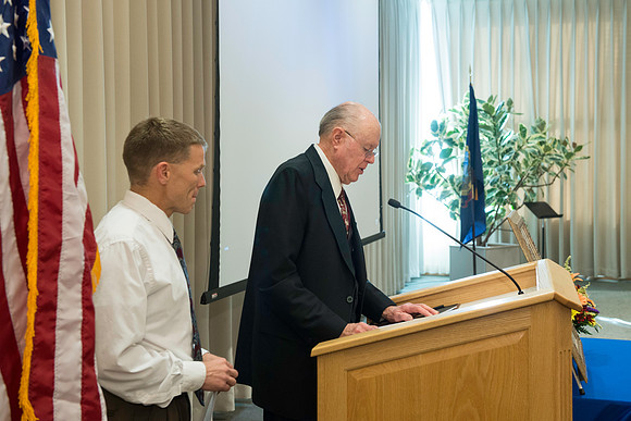 Nov, 9 2014, Ed and Arlene Williams were honored at Emeritus Breakfast.