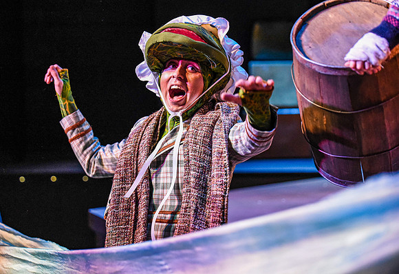 The theatre department's dress rehearsal of the Wind in the Willows in the Snow Drama Theatre.