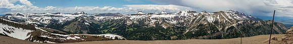 Jackson Hole Ski area. Scouting out Rock Spring Buttress for video shoot.