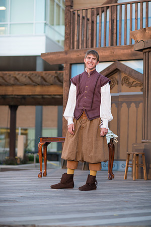 Brigham Young University-Idaho's production of The Shomaker's Holiday performed out in the amphitheatre in front of the McKay Library.