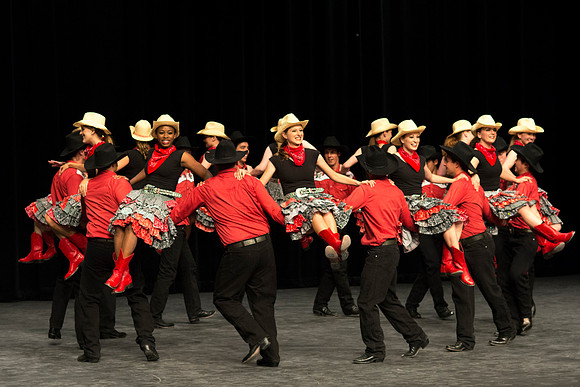 Dance performance in Green River Wyoming.